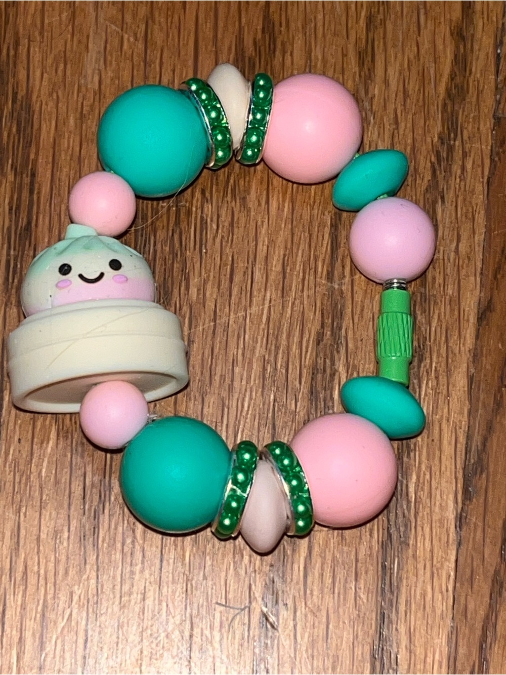 New Dumpling  Tumbler Cup Handle Charm Bracelet or backpack charm zipper charm